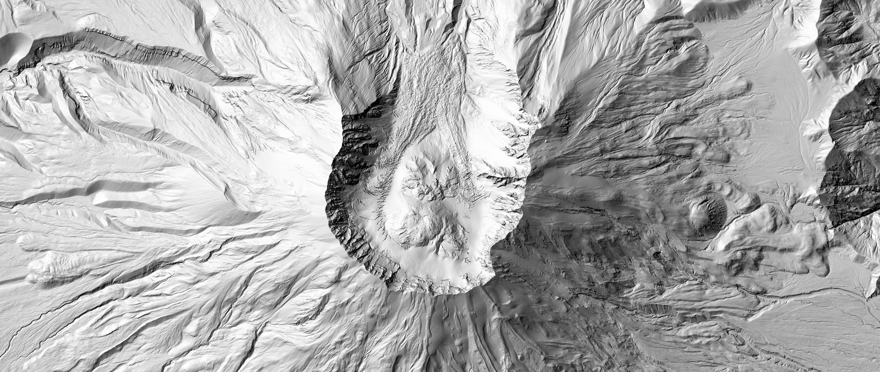 Mount St. Helens hillshade